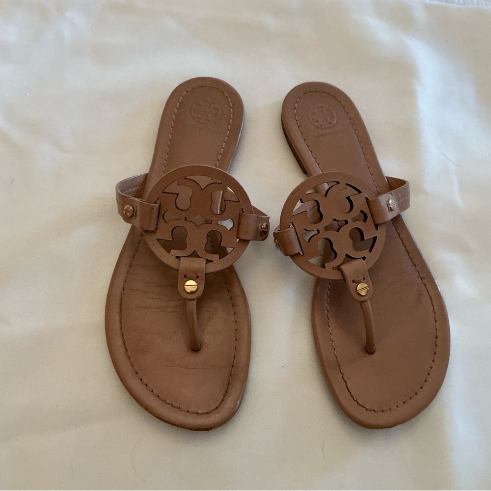 Tory Burch Tan Miller Sandals